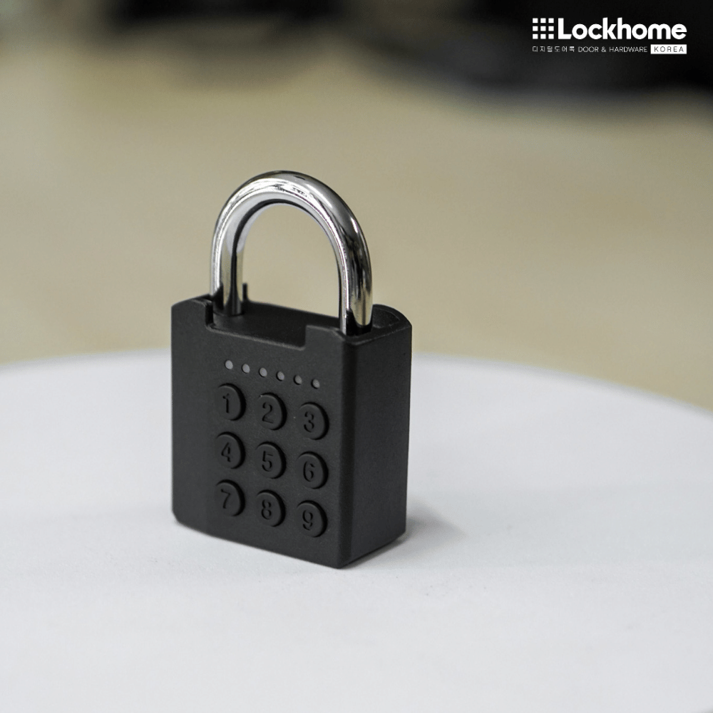 กุญแจคล้องสมาร์ทล็อก LOCKHOME รุ่น LH931 สีดำ กันน้ำ IPX5 พร้อมกุญแจฉุกเฉิน_3